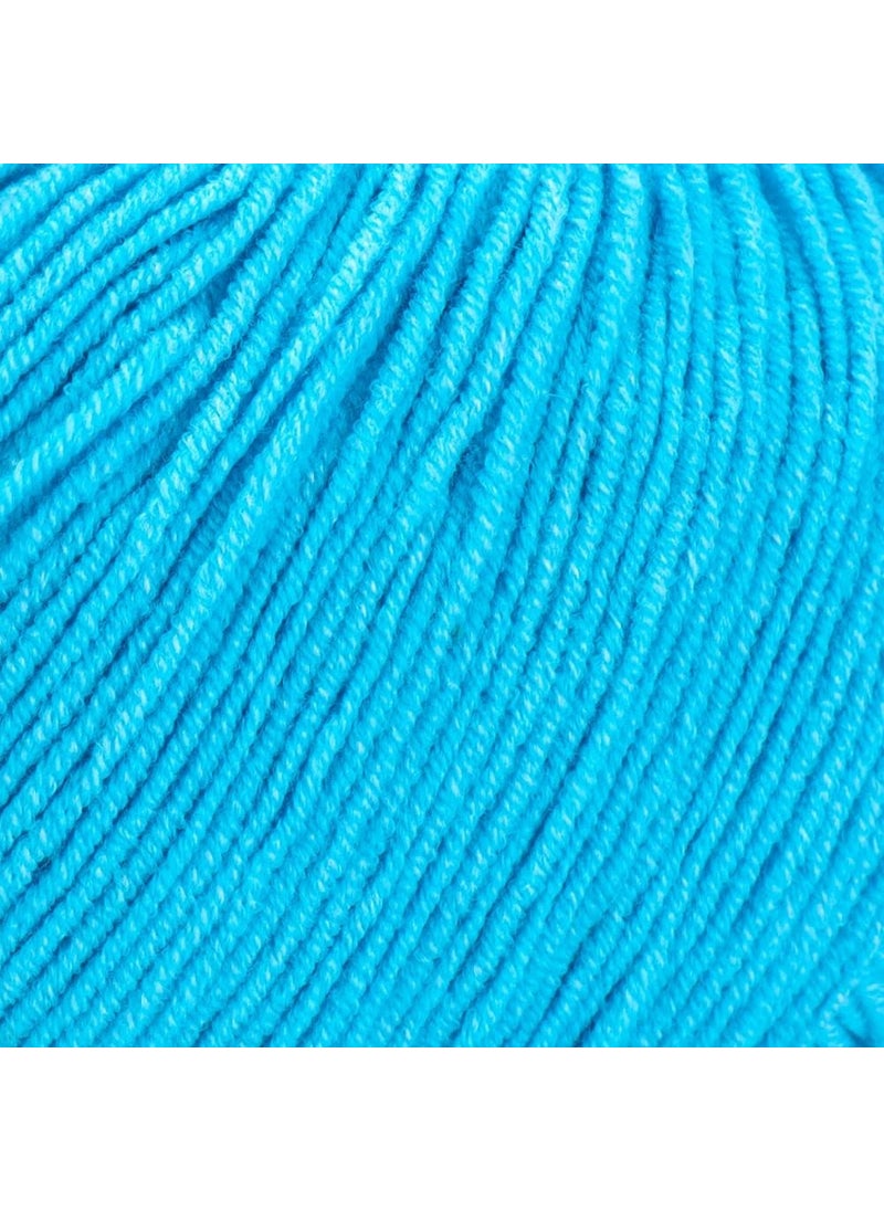 YarnArt Jeans Light Turquoise Hand Knitting Yarn  - Image 5