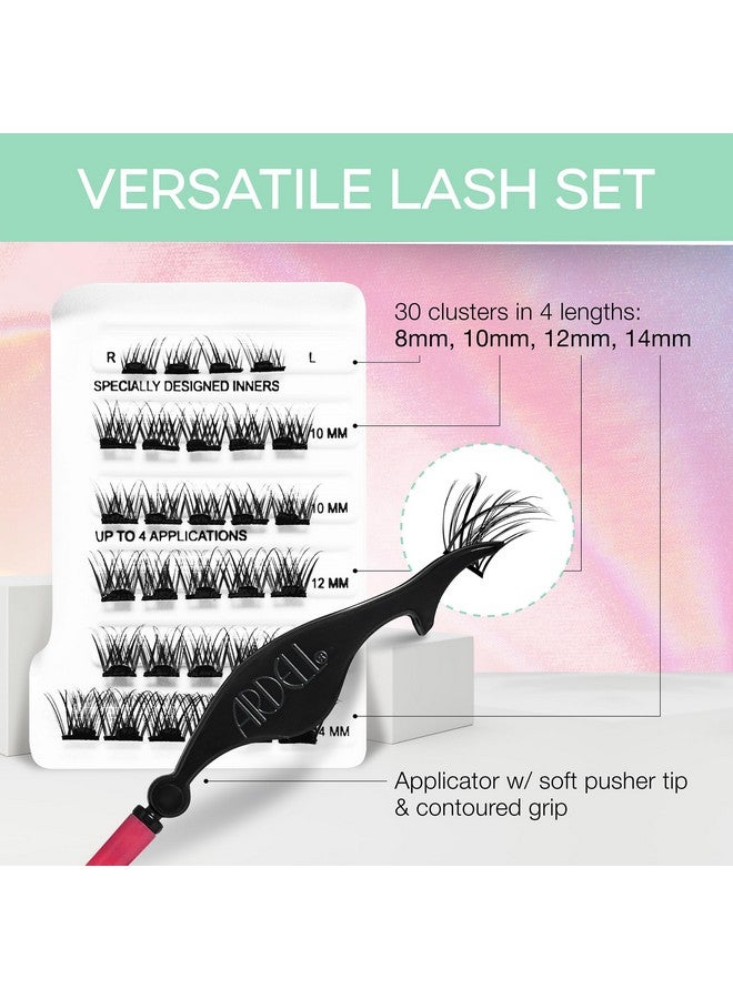 أرديل وصلات رموش Ardell Press On مسبقة اللصق مع أداة وضع - Wispies Natural، مجموعات رموش DIY قابلة للتخصيص، رموش فردية مناسبة للمبتدئين، 30 رموش - Image 3