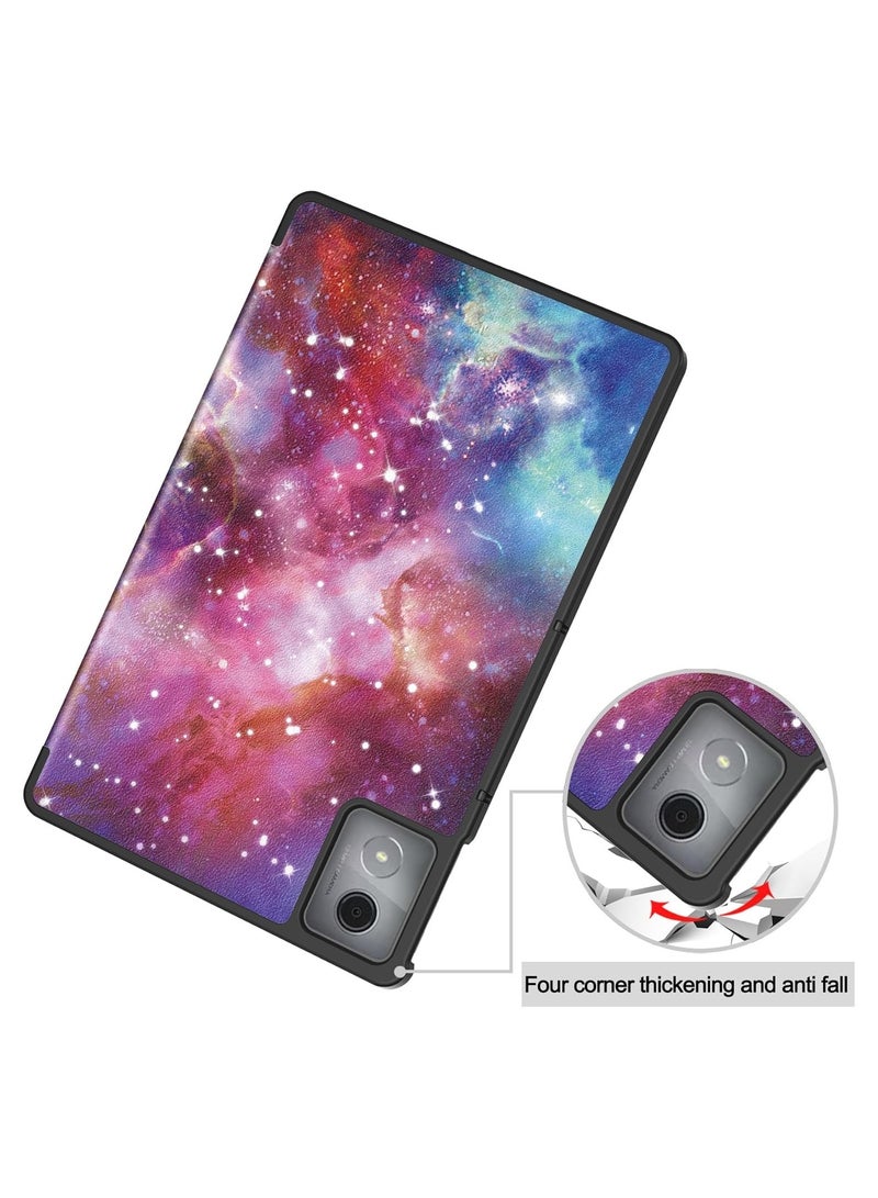 غطاء متوافق مع جهاز Lenovo Tab K11 Plus بحجم 11.45 بوصة 2024 (النموذج: TB230XC، TB352FU) مزود بنظام مغناطيسي قوي، تصميم نحيف مع قاعدة ثلاثية قابلة للطي وميزة الاستيقاظ/النوم التلقائي. - Image 4