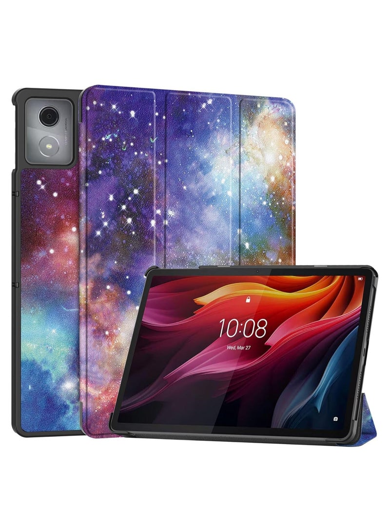 غطاء متوافق مع جهاز Lenovo Tab K11 Plus بحجم 11.45 بوصة 2024 (النموذج: TB230XC، TB352FU) مزود بنظام مغناطيسي قوي، تصميم نحيف مع قاعدة ثلاثية قابلة للطي وميزة الاستيقاظ/النوم التلقائي. - Image 1