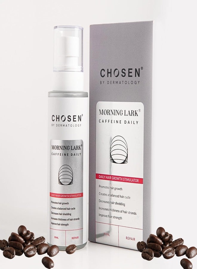 سيروم CHOSEN® Morning Lark® اليومي لإعادة نمو الشعر بالكافيين | يعزز نمو الشعر، ويقلل من تساقط الشعر بعد البلوغ، ويقوي الجذور | 99 مل - Image 5