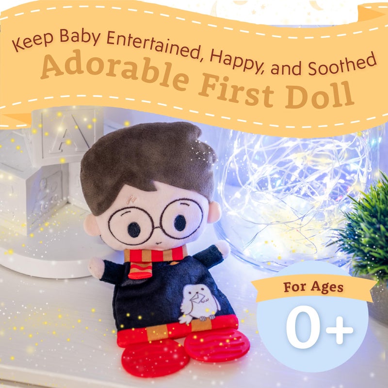 Kids Preferred Harry Potter Teether Plush Toy Crinkle Cloth for Newborn Baby Boys and Girls 10 inches - Image 4