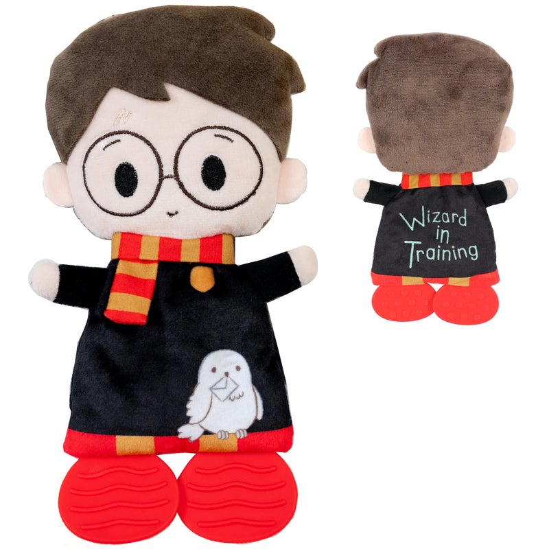 Kids Preferred Harry Potter Teether Plush Toy Crinkle Cloth for Newborn Baby Boys and Girls 10 inches - Image 1