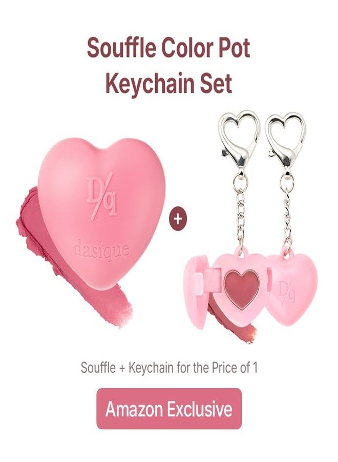 DASIQUE مجموعة داسيك سافلي لون بوت الخاصة #09 هاز روزي - 0.22 أونصة مكياج بلشر، قابل للبناء، فرشاة صغيرة مدمجة، متعددة الاستخدامات للخدود والشفتين - Image 2