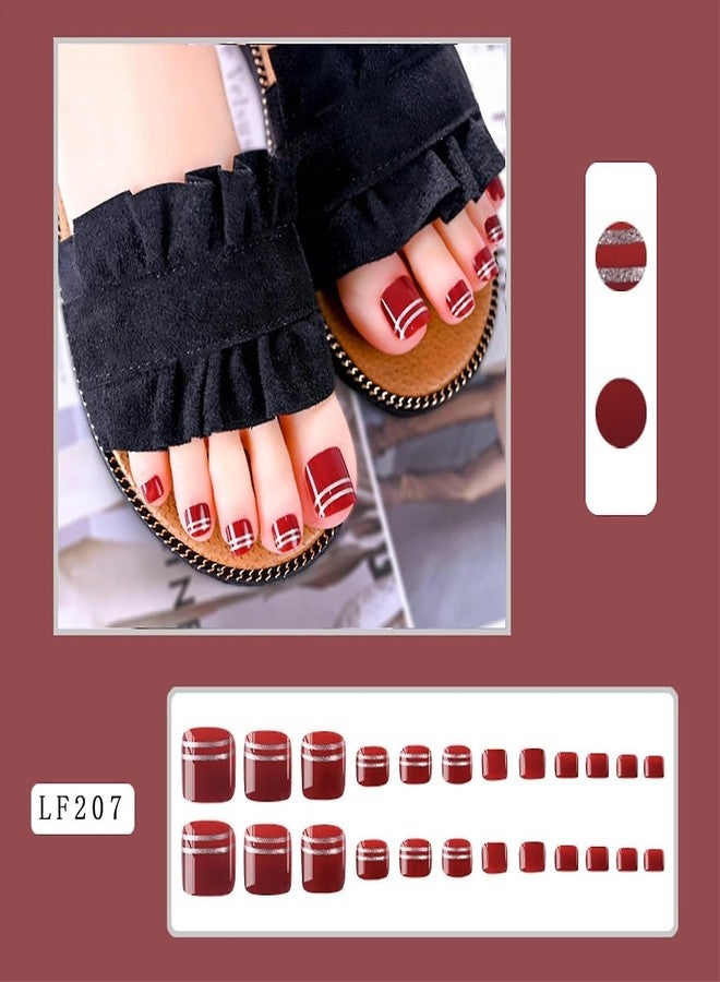 ZOONA 24PCS Everlasting French Nails Artificial Nails Art Set| Lightweight & Long Lasting| Easy To Use| Quick Fix For Festivals & Special Occasions - Image 3