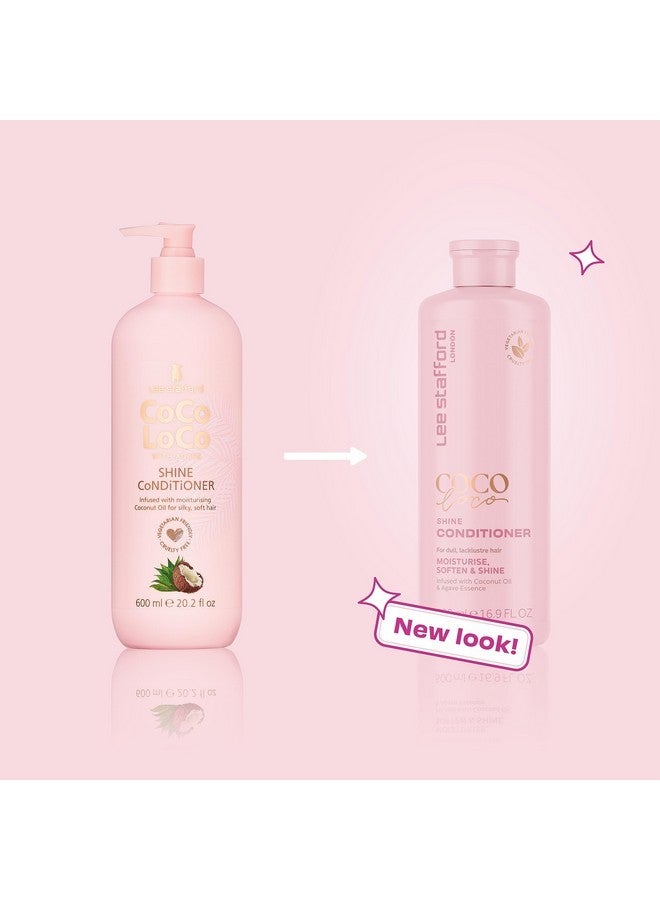 لي ستافورد بلسم لي ستافورد شاين | مجموعة كوكو لوكو - أفضل بلسم مرطب للشعر الجاف والباهت، بلمسة نهائية لامعة، غني بزيت جوز الهند وخلاصة الصبار، 16.9 أونصة سائلة - Image 5