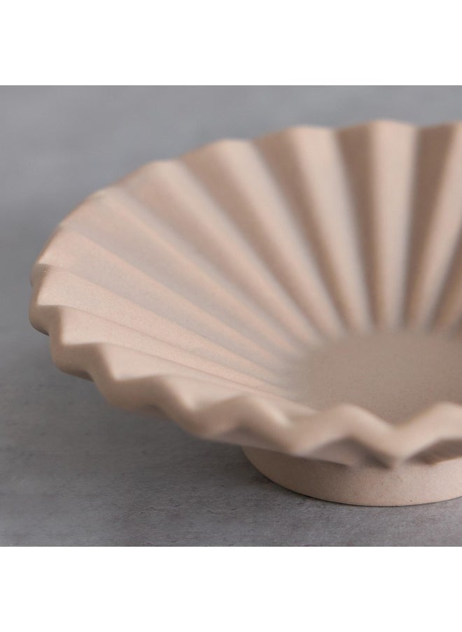 Home Box Tilden Bouquet Design Ceramic Candle Dish 11 x 11 x 3 cm  - Image 3