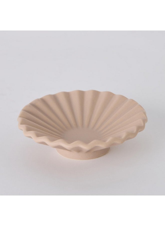 Home Box Tilden Bouquet Design Ceramic Candle Dish 11 x 11 x 3 cm  - Image 5