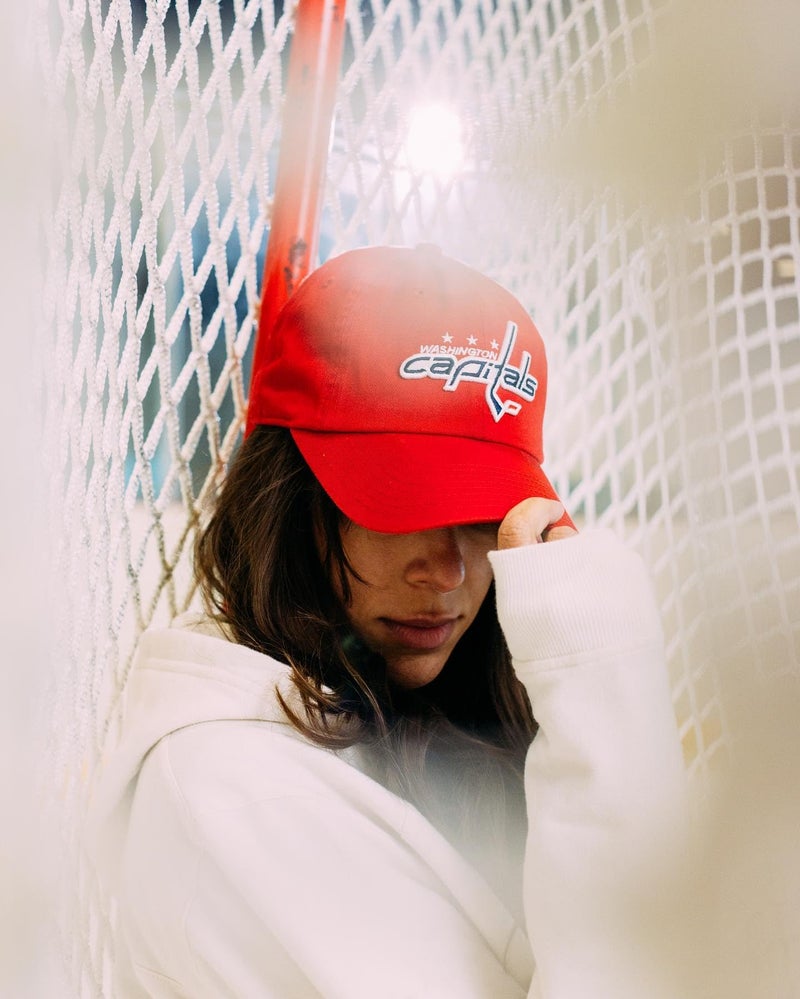 AMERICAN NEEDLE Washington Capitals Unisex Blue Line Officially Licensed NHL National Hockey League Team Baseball Hat Adjustable Buckle Strap Dad Cap (40742A-WAC) - Image 3