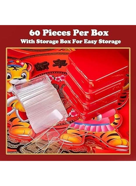 LABUK LABUK 60PCS Reusable Multifunctional Double Sided Adhesive TapeRemovable Reusable Nano Adhesive Mounting Tape for Walls decoration  - Image 3