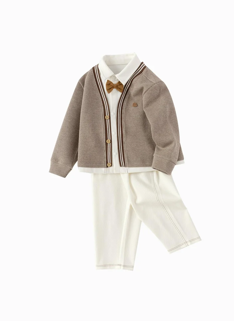 Balabala Boy Toddler Knit long sleeve suit