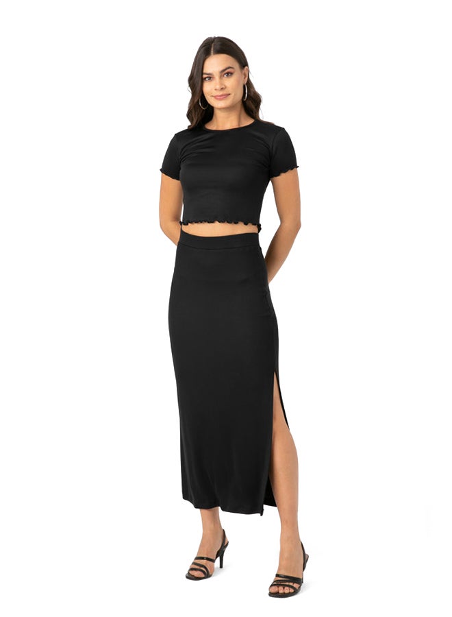 Marco Bergamo Ribbe Elastic Waist Plain Ski  - Image 1