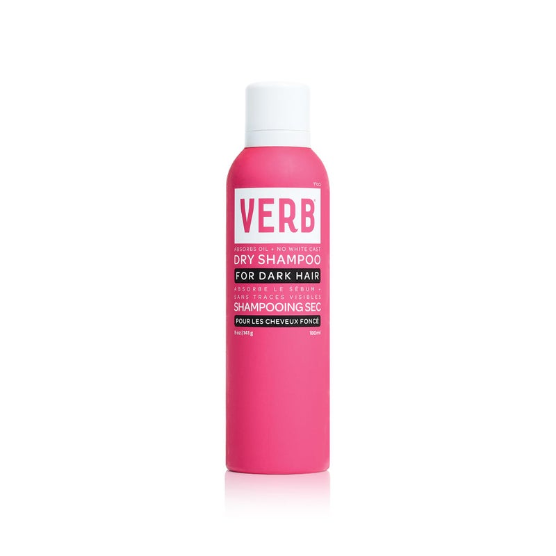 VERB Dry Shampoo Dark, 5 oz â€“ Refresh, Absorb Oils + Extends Styles - Refreshing Dry Shampoo Spray for Dark Tones - Vegan, No Parabens or Harmful Sulfates - Image 1