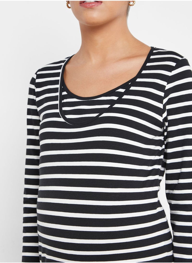 Mamalicious 2 Pack Scoop Neck Top  - Image 5