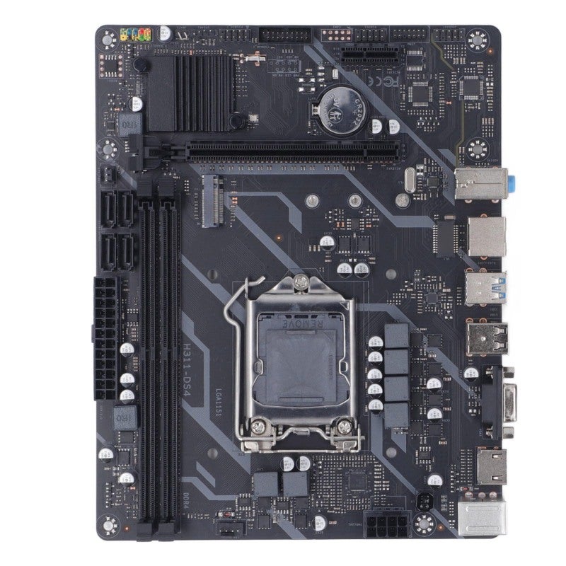 RMC LGA1151 Gaming Motherboard DDR4 Dual Channel 32G Memory Support Intel Core i9 i7 i5 i3 Pentium Series - USB 3.0 Interface SATA Port for PC Gaming - Image 2