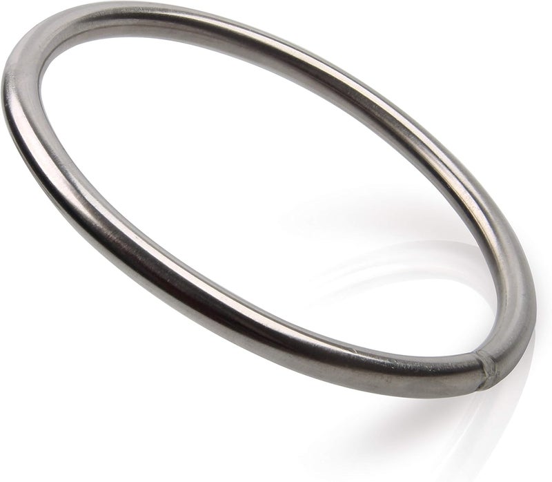 Shaddock Fishing Stainless Steel Round Ring Welded - 316 High Strength Marine Grade Diameter 2.36in, 3.15in, 3.94in, 4.72in Multiple Sizes - Image 1