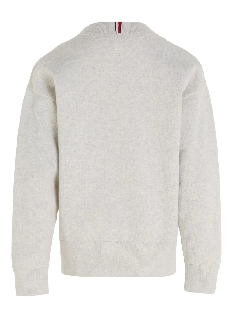 TOMMY HILFIGER Kids Knitted Script Sweater