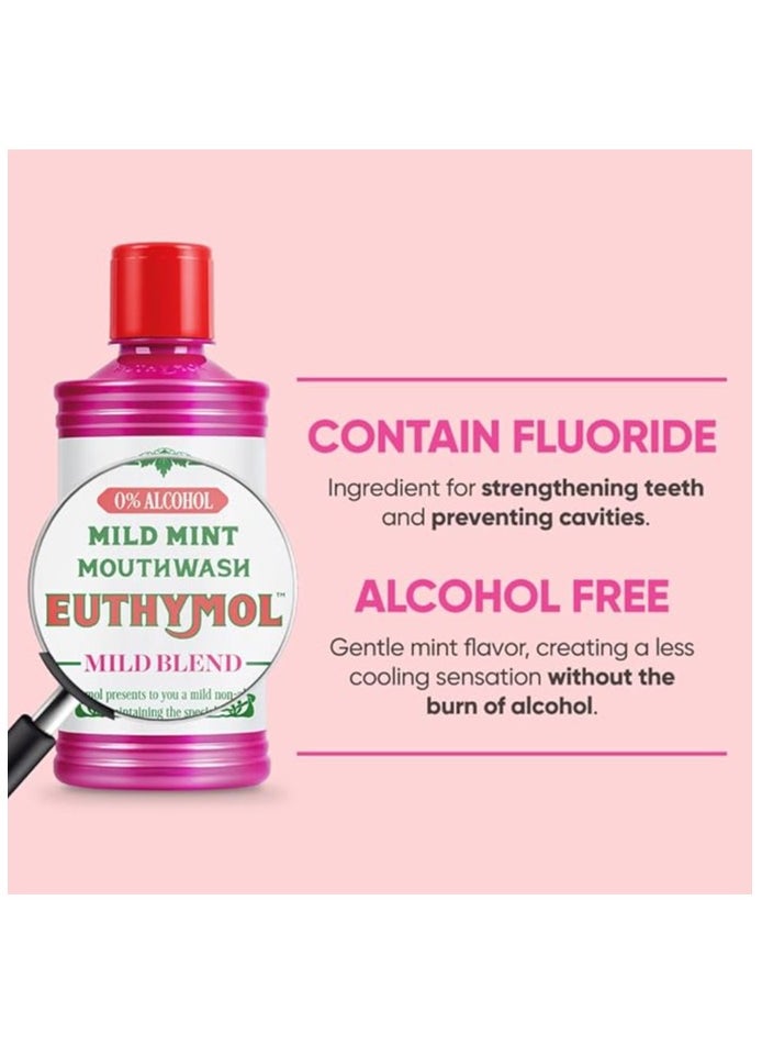 Euthymol Euthymol Mouthwash Mild Mint 500ml  - Image 2