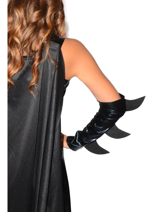 Ciao زي باتجيرل للبالغين مقاس S | زي رسمي من دي سي كوميكس مع فستان، عباءة، حزام، قناع، قفازات وأحذية فوق الركبة - Image 3