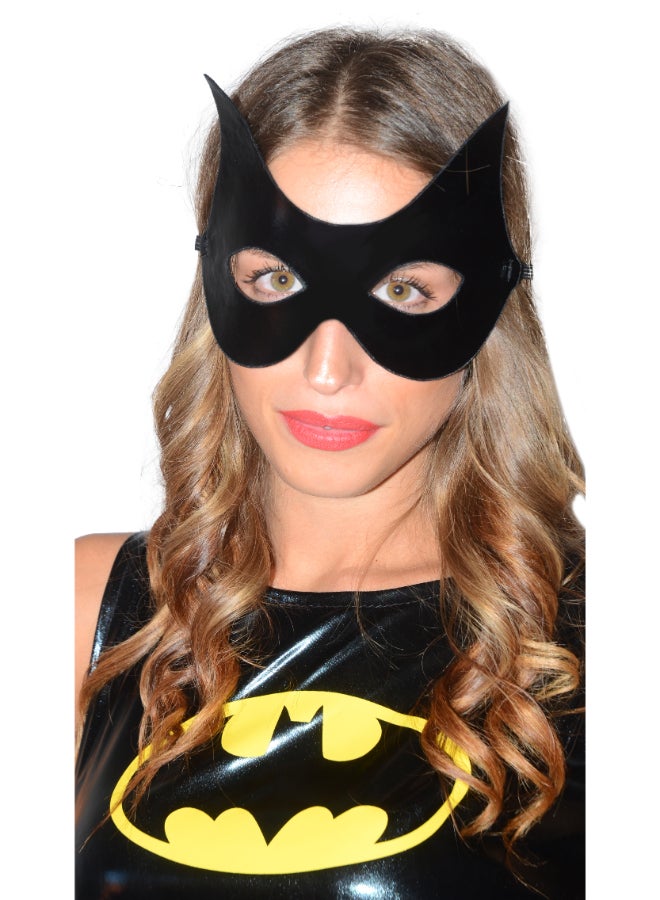 Ciao زي باتجيرل للبالغين مقاس S | زي رسمي من دي سي كوميكس مع فستان، عباءة، حزام، قناع، قفازات وأحذية فوق الركبة - Image 5