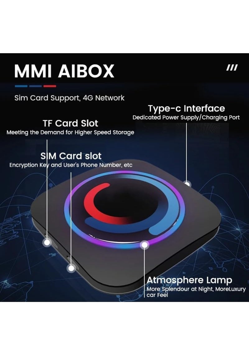 Ai Box For BMW ID6 ID7 ID8 AI Box Android 4GB RAM 64GB Memory Support YouTube Netflix Streaming Built In Playstore Support SIM Card 4G LTE - Image 4