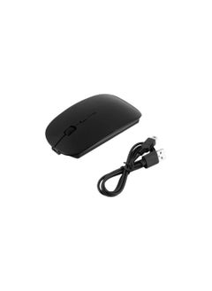 Ergonomic Rechargeable Wireless Bluetooth USB Silent Mouse Compatible with Apple MacBook, iPad, iPhone, Android, PC, Laptop, Tablet