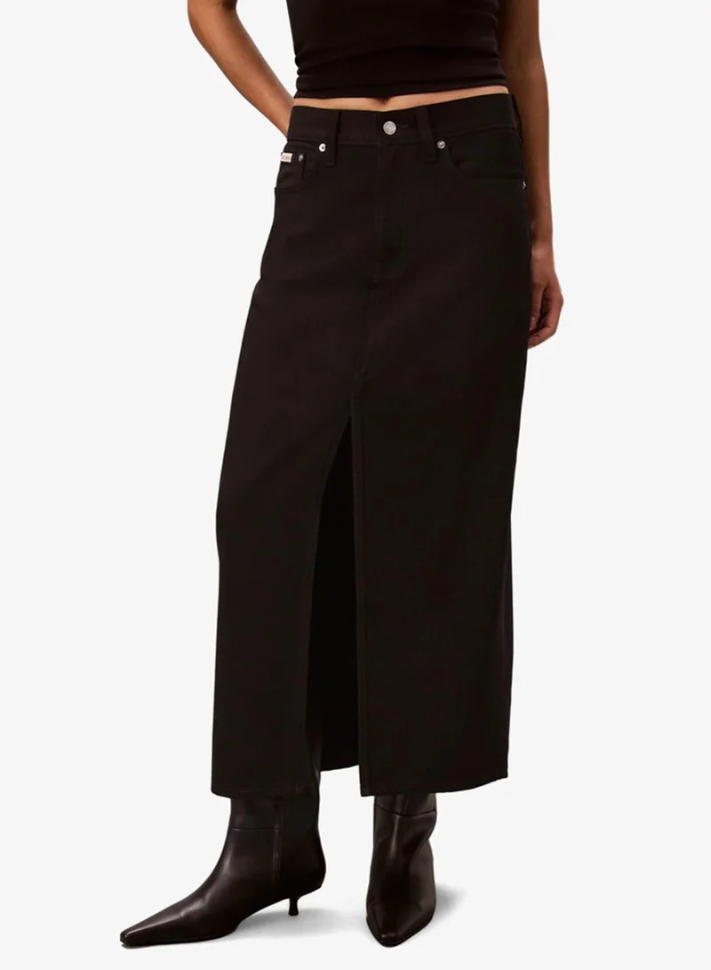 Denim Maxi Skirt