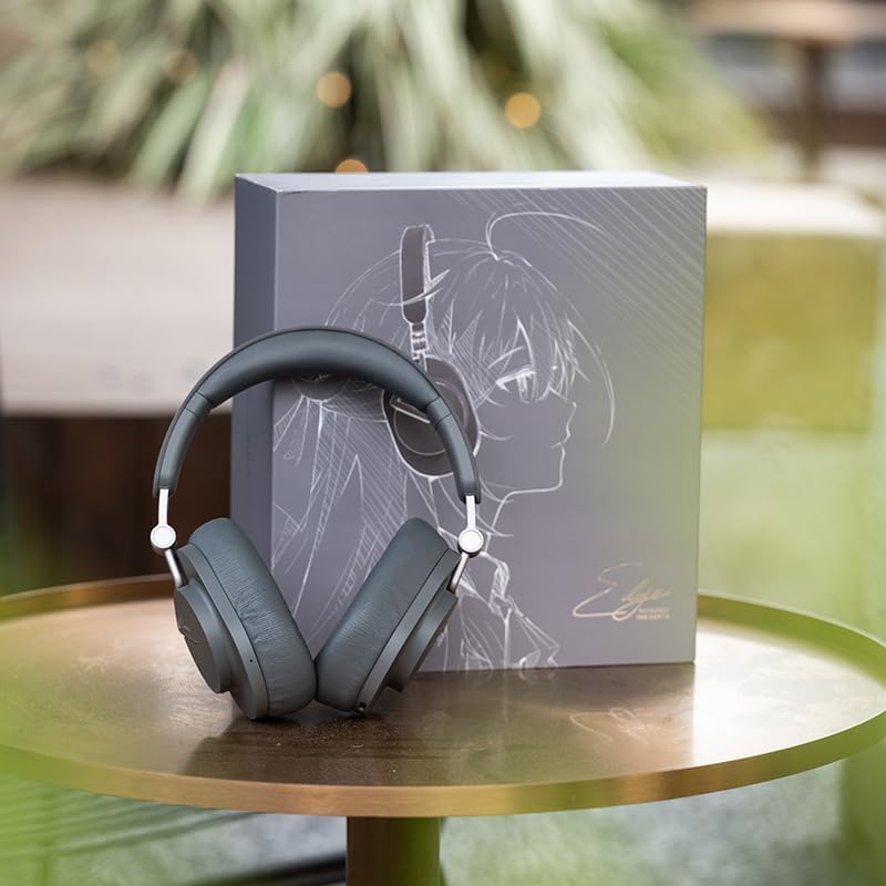 Moondrop Edge Full-Scene Immersive Series Hi-Fi Portable Wireless ANC Headphone Foldable Lightweight Headphone (Grey) - Image 3