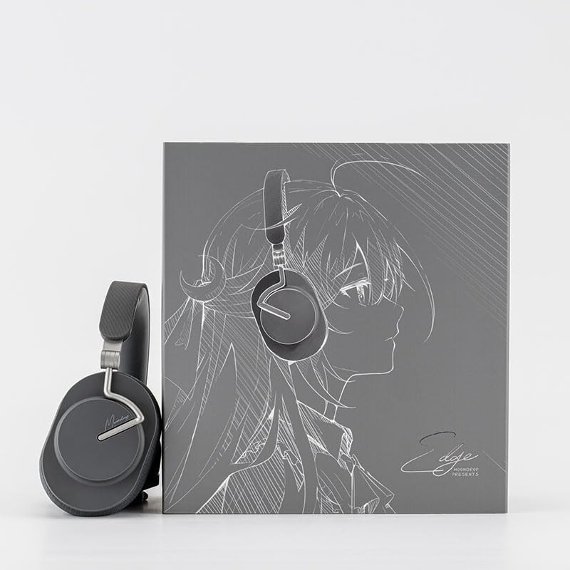 Moondrop Edge Full-Scene Immersive Series Hi-Fi Portable Wireless ANC Headphone Foldable Lightweight Headphone (Grey) - Image 2