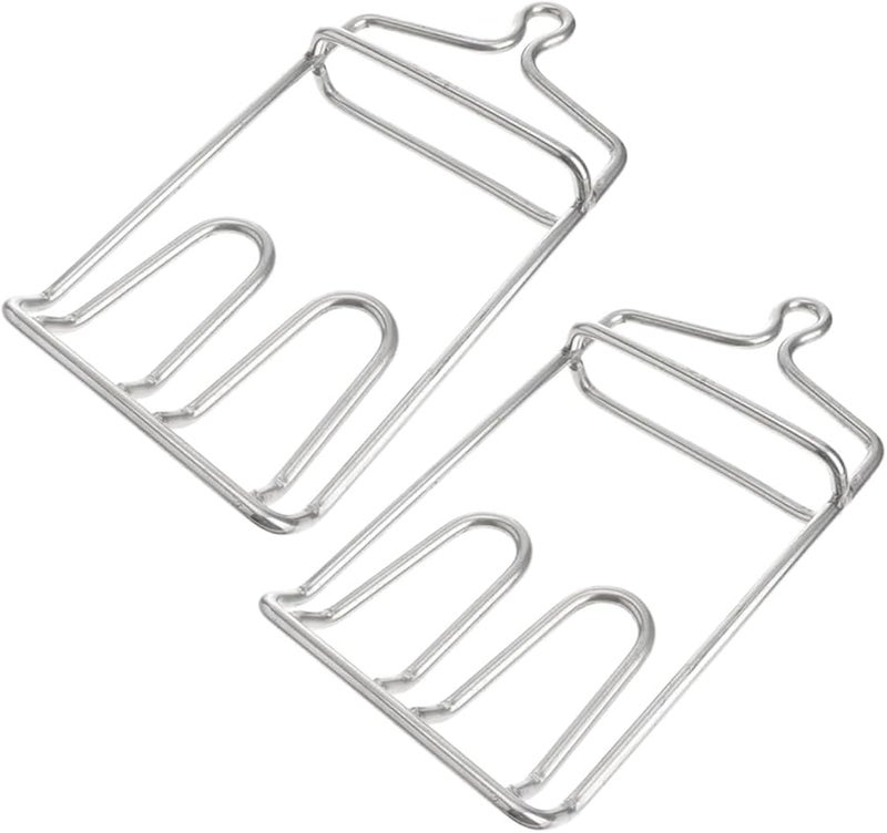 Stainless Steel Meat Hooks 2Pcs for Hanging Poultry Smoking Grilling Duck Processing - Image 2