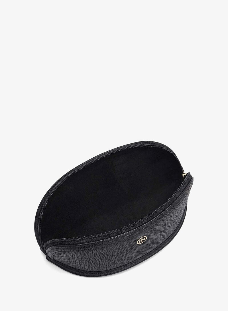 Da Milano Franzy Leather Spectacle Case - Black - Image 3
