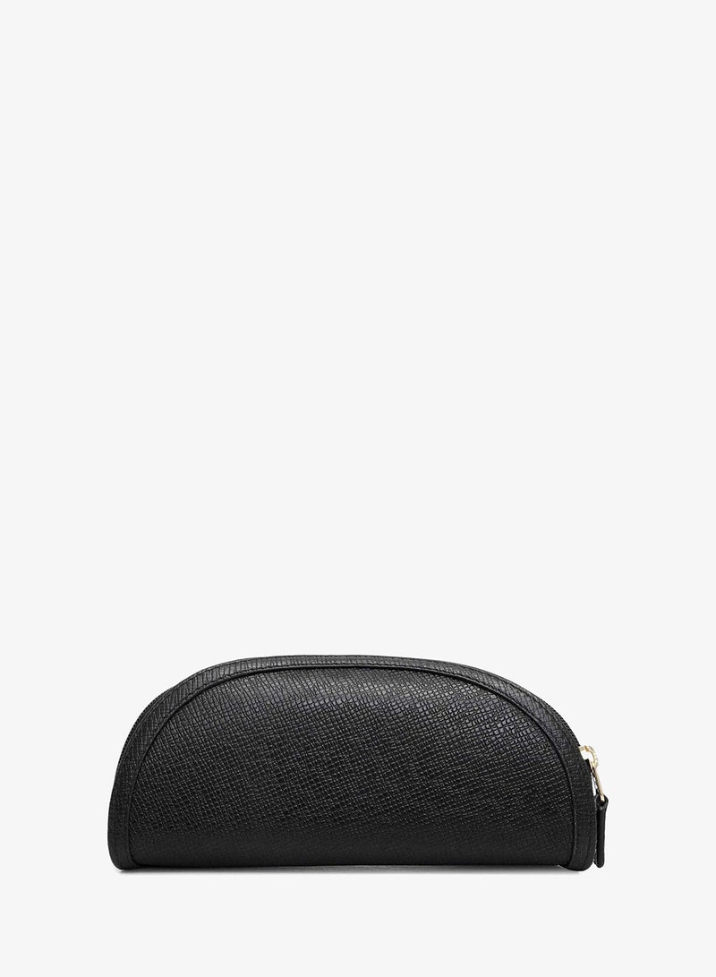 Da Milano Franzy Leather Spectacle Case - Black - Image 4