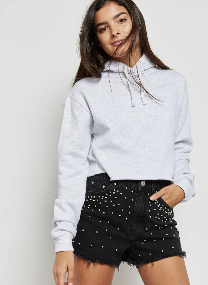 TOPSHOP Cropped Hoodie