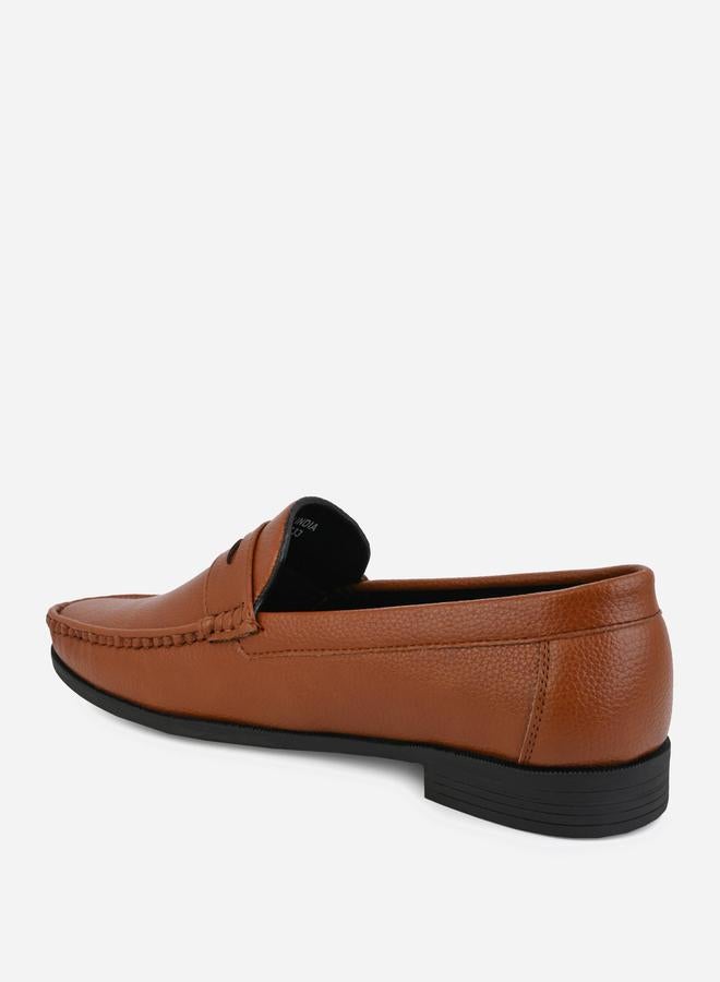 Styli Faux Leather Slip On Penny Loafers  - Image 5