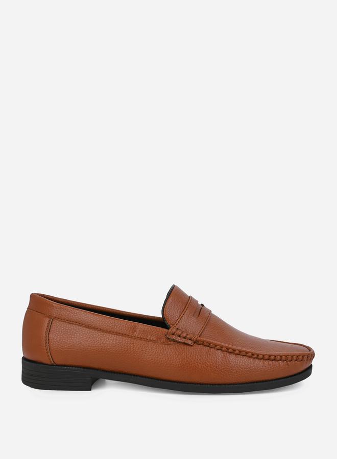 Styli Faux Leather Slip On Penny Loafers  - Image 3