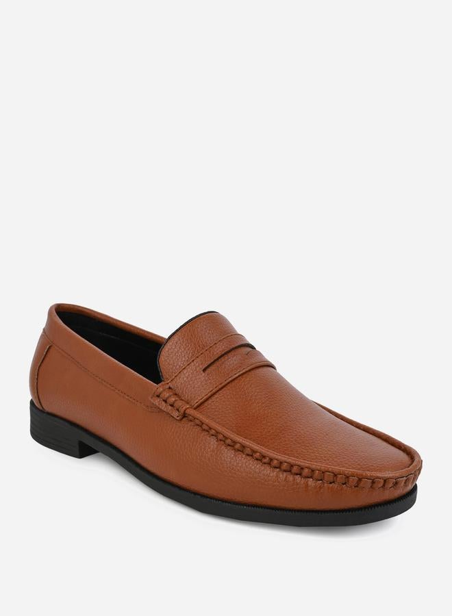 Styli Faux Leather Slip On Penny Loafers  - Image 4