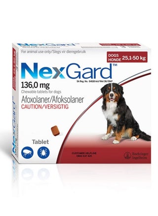 NexGard Chewable Tablet for Large Dogs (25-50 kg) Fast-Acting Flea & Tick Protection, Beef-Flavored Monthly Treatment - pzsku/Z5DF9D28C27C105656C9DZ/45/_/1738953112/44be8168-963e-4cd6-8655-8c6dadb313b9