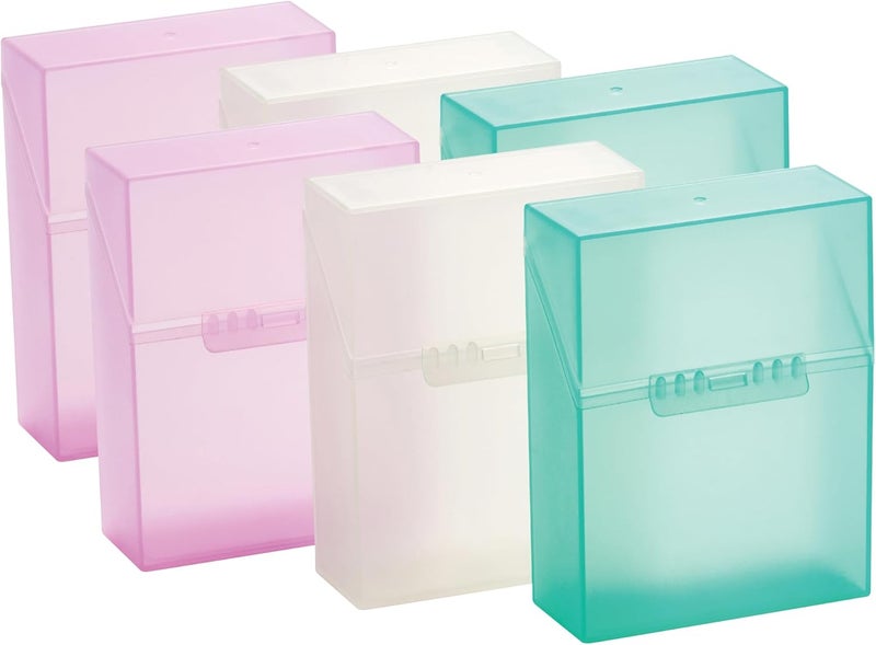 LockerMate By Bostitch Crayon Storage Box Protects 24 Crayons Pack of 6