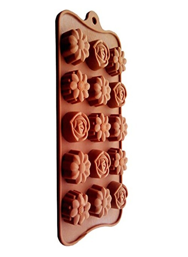 NE-MA Nema 3 Style of Flowers Shape Chocolate Mold - Image 3