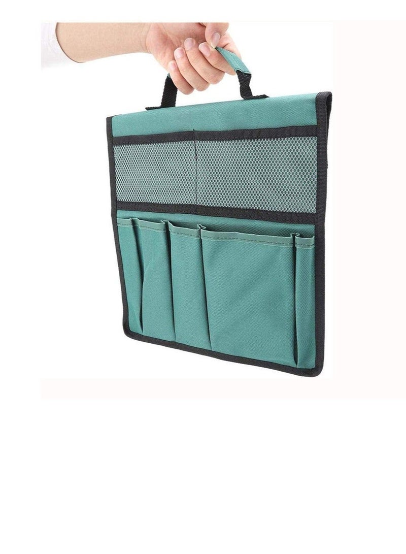 Generic Gardening Tool Pouch, Foldable Portable Garden Pouch, Heavy Duty Tote Storage Organizer for Gardener & Planting Amateur (Green) - Image 1
