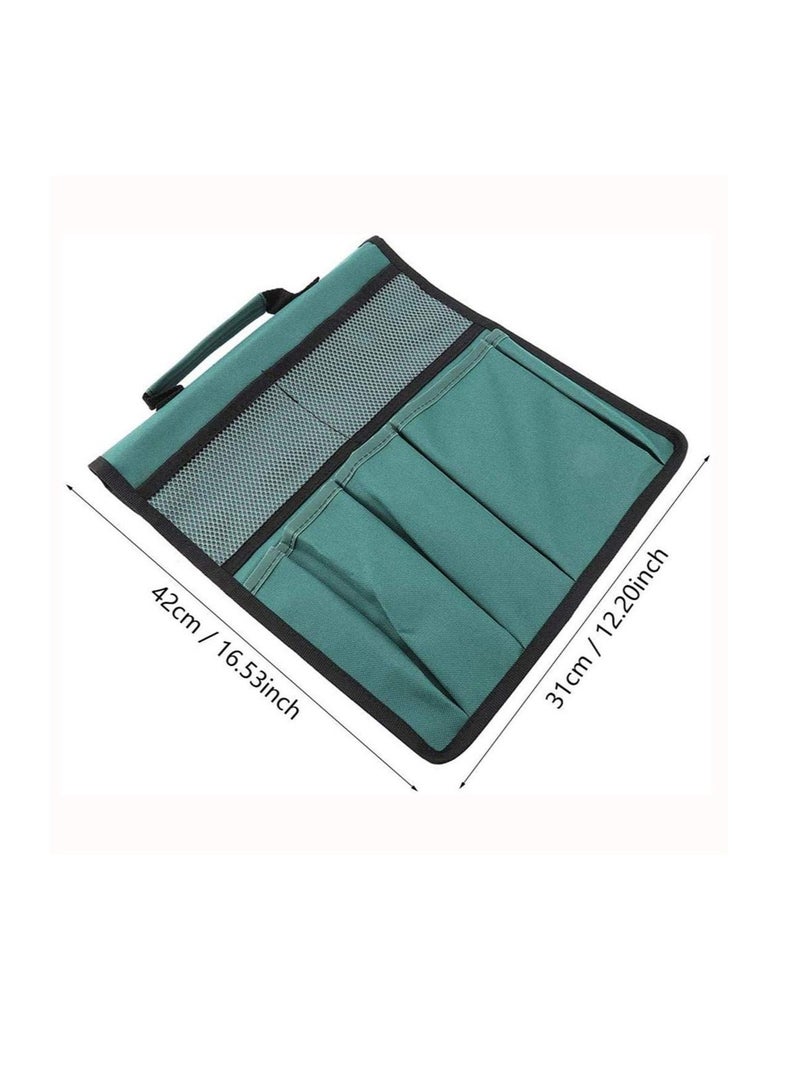 Generic Gardening Tool Pouch, Foldable Portable Garden Pouch, Heavy Duty Tote Storage Organizer for Gardener & Planting Amateur (Green) - Image 2