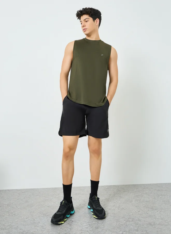 Styli  Men Regular Fit Training Shorts for Men | Best Price UAE