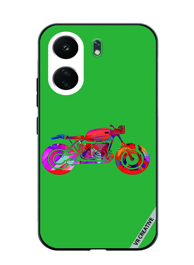 VR CREATIVE Protective Case Cover For Xiaomi Redmi 13C Bike Design Multicolour - Image 1