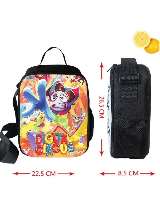 3 Pcs Anime The Amazing Digital Circus Backpack Set School Bag - Image 5