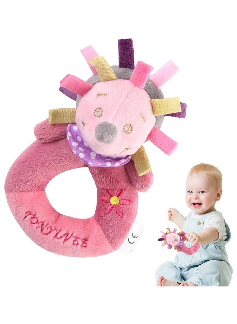Soft Rattle Toy,Animal Stuffed Kids Rattle Toy - Animals Soft Plush Shaker Toy Built-in Bell Teething Perfect Gifts for Toddler, Newborn Boy, Girl  - Image 3