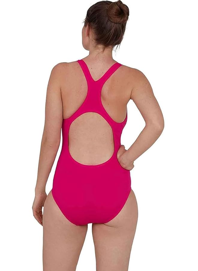سبيدو بدلة سباحة Essential Endurance+ Medalist قطعة واحدة للنساء مقاس 8 12515B495 وردي كهربائي مقاس 11 - Image 2