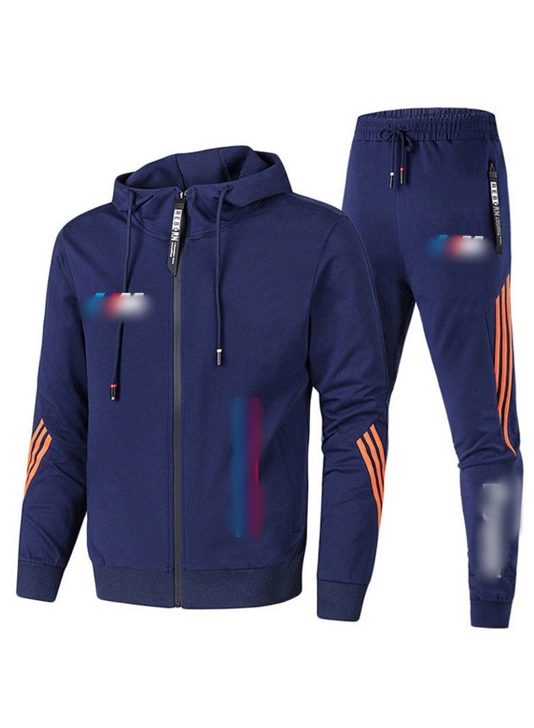 KUYING Men's Loose Sportswear And Sports Pants Two-Piece Set  - Image 1