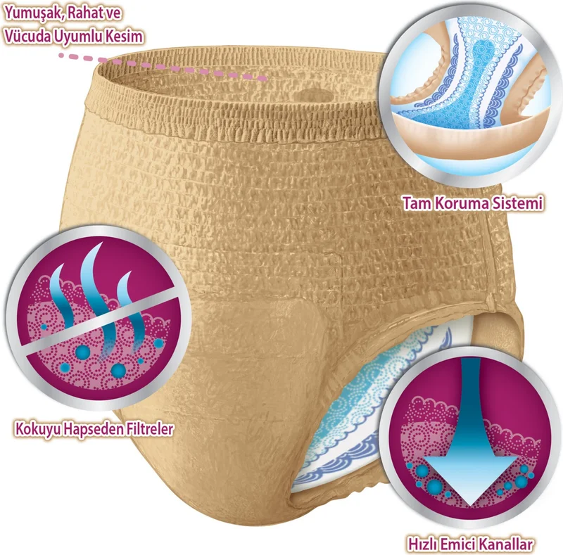 Depend Absorbent Panties Maternity Pad Women L Size 1 Pack 10 Pieces