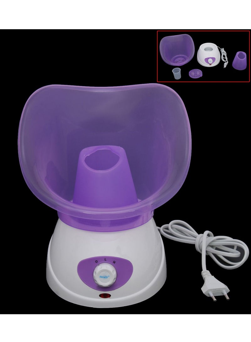 Benice Sauna Facial Steamer Purple/White - Image 1