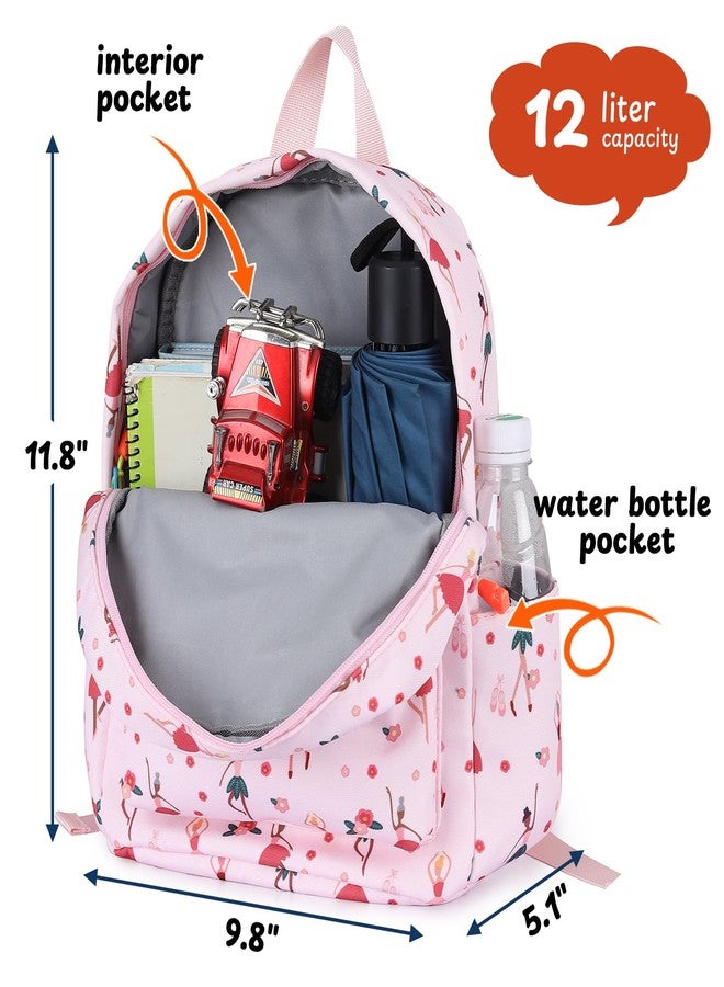Zicac Toddler Backpack for Boys Girls 12 inch Mini Kids Backpack for School & Travel, Preschool Kindergarten Daycare Backpack - Image 5